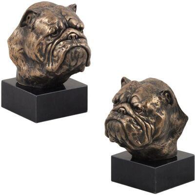 Rzeźba Bulldog Angielski Art-Dog - Podstawa kamienna - Trofeum dla psa Rzeźba Bulldog Angielski Art-Dog - Podstawa kamienna - Trofeum dla psa