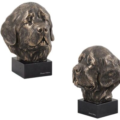 Rzeźba psa Newfoundland od Art-Dog - Ręcznie wykonana figurka z brązu - Brązowa - Rzeźba psa do wnętrz Rzeźba psa Newfoundland od Art-Dog - Ręcznie wykonana figurka z brązu - Brązowa - Rzeźba psa do wnętrz