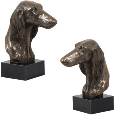 Modelo de Saluki Art-Dog - Escultura de perro en bronce colado en frío - Decoración elegante Modelo de Saluki Art-Dog - Escultura de perro en bronce colado en frío - Decoración elegante