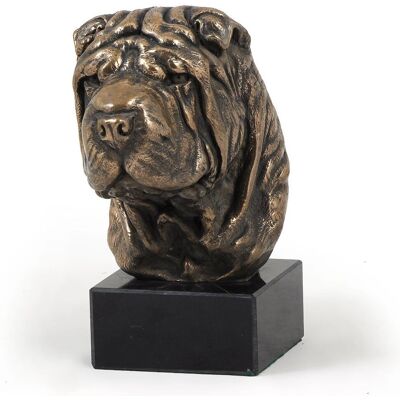 Rzeźba psa Shar Pei od Art-Dog - Elegancka ręczna praca Rzeźba psa Shar Pei od Art-Dog - Elegancka ręczna praca