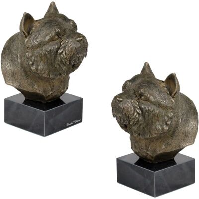 Art-Dog Norwich Terrier - Wyprostowane uszy - Rzeźba w brązie - Trofeum dla psa Art-Dog Norwich Terrier - Wyprostowane uszy - Rzeźba w brązie - Trofeum dla psa