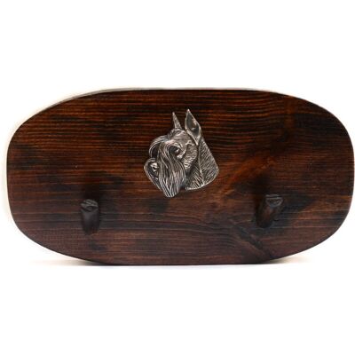 Art-Dog Schnauzer II - naturalne drewno sosnowe - wieszak dla psa Art-Dog Schnauzer II - naturalne drewno sosnowe - wieszak dla psa
