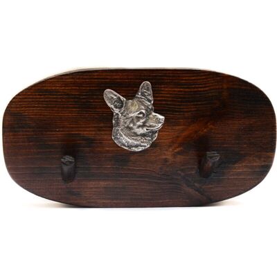 Art-Dog - Welsh Corgi - Relief srebrny - Haczyk na ścianę Art-Dog - Welsh Corgi - Relief srebrny - Haczyk na ścianę
