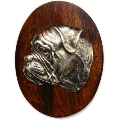 Art-Dog - Bullmastiff I - 5x7 cm - Srebrzona głowa - Broszka Art-Dog - Bullmastiff I - 5x7 cm - Srebrzona głowa - Broszka