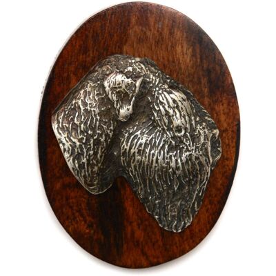 Art-Dog - Terrier negro ruso - Drewno - ZnAl srebrzony - Szpilka Art-Dog - Terrier negro ruso - Drewno - ZnAl srebrzony - Szpilka