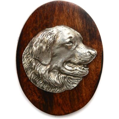 Art-Dog - Dog Show Pin - Drewno - Srebrna głowa - Pin Art-Dog - Dog Show Pin - Drewno - Srebrna głowa - Pin