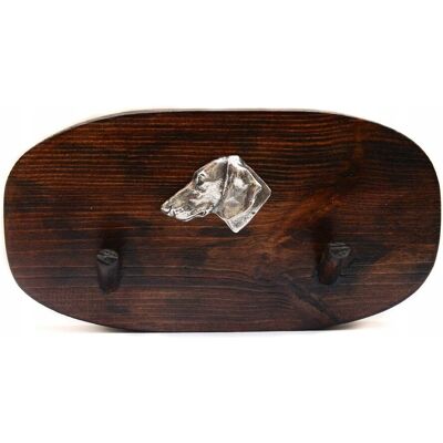 Art-Dog - Bassotto a pelo corto - pine wood - Wall hook Art-Dog - Bassotto a pelo corto - pine wood - Wall hook