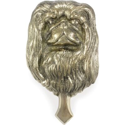 Art-Dog - Pekinés - Laiton - Tête de chien - Heurtoir de porte - Publicité Art-Dog - Pekinés - Laiton - Tête de chien - Heurtoir de porte - Publicité