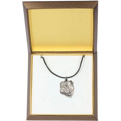 Art-Dog - Head Medallion - Srebrna powłoka - Obroża z zawieszką Art-Dog - Head Medallion - Srebrna powłoka - Obroża z zawieszką