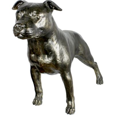 Art-Dog - Staffik II - 1:1 skala - brązowy wygląd - posąg Art-Dog - Staffik II - 1:1 skala - brązowy wygląd - posąg