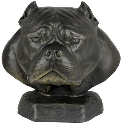 Art-Dog American Bully I - Duża głowa psa do ogrodu - Rzeźba psa Art-Dog American Bully I - Duża głowa psa do ogrodu - Rzeźba psa