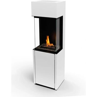 Planika ARCTICON Chimenea de etanol blanca - Calefacción moderna y minimalista Planika ARCTICON Chimenea de etanol blanca - Calefacción moderna y minimalista