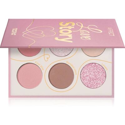 Affect Brand Love Story Eyeshadow Palette - Versatile, Vegan, 6x2g Affect Brand Love Story Eyeshadow Palette - Versatile, Vegan, 6x2g