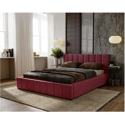 Nero Lila Polsterbett - Einzelbett mit Stauraum Nero Lila Polsterbett - Einzelbett mit Stauraum