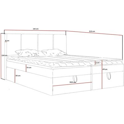 Nero Box grau - Boxspringbett mit Stauraum - Betten Nero Box grau - Boxspringbett mit Stauraum - Betten