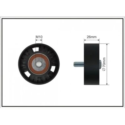 Caffaro 60-05 SC Tensionator Curea cu Canale pentru Chrysler Caffaro 60-05 SC Tensionator Curea cu Canale pentru Chrysler