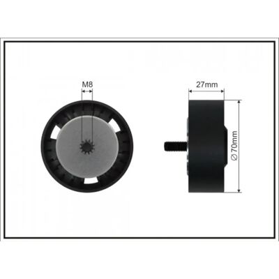 Caffaro V-riemspanner - Vratná/vodiaca kladka BMW OEM Caffaro V-riemspanner - Vratná/vodiaca kladka BMW OEM