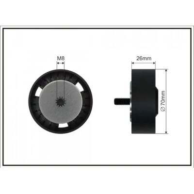 CAFFARO 238-99 SC - Clutch Pulley CAFFARO 238-99 SC - Clutch Pulley