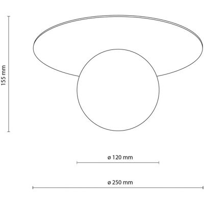 Lampa sufitowa Globe Pixi od TK Lighting - Lampa sufitowa Lampa sufitowa Globe Pixi od TK Lighting - Lampa sufitowa