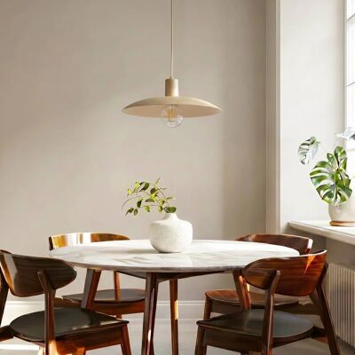 TK Lighting - Astra Dome - Crème - E27 - Pendant light TK Lighting - Astra Dome - Crème - E27 - Pendant light
