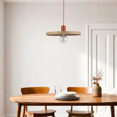 TK Lighting - Sila - Crème - 40cm - Hanglamp TK Lighting - Sila - Crème - 40cm - Hanglamp