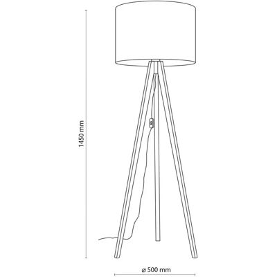 TK Lighting - Grand Orzech - Nuez - 145cm - Floor Lamp TK Lighting - Grand Orzech - Nuez - 145cm - Floor Lamp