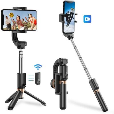 Apexel APL-D6 Okostelefon Gimbal & Állvány - Sokoldalú Stabilizátor Apexel APL-D6 Okostelefon Gimbal & Állvány - Sokoldalú Stabilizátor