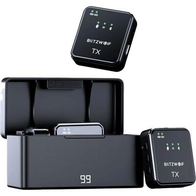 Microfono wireless BlitzWolf BW-SX63 - Versatile, Broadcast, Videografia Microfono wireless BlitzWolf BW-SX63 - Versatile, Broadcast, Videografia