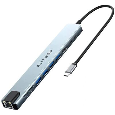 Stacja dokująca USB-C 10-w-1 Blitzwolf BW-TH5 - Docking Station Stacja dokująca USB-C 10-w-1 Blitzwolf BW-TH5 - Docking Station