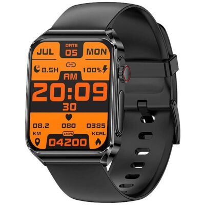 BlitzWolf BW-HL6 Smartwatch - Schwarzes Silikon - Smartwatch BlitzWolf BW-HL6 Smartwatch - Schwarzes Silikon - Smartwatch