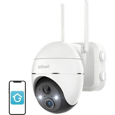 Cámara exterior inalámbrica 3MP ieGeek ZS-GX1S blanca - Seguridad Cámara exterior inalámbrica 3MP ieGeek ZS-GX1S blanca - Seguridad
