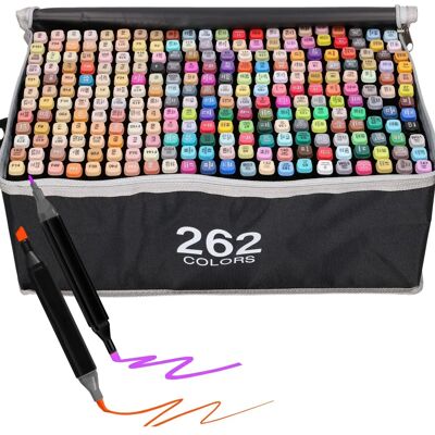 Extralink Marker Setti - Alkoholipohjaiset Marker - 262 Kappaletta Extralink Marker Setti - Alkoholipohjaiset Marker - 262 Kappaletta