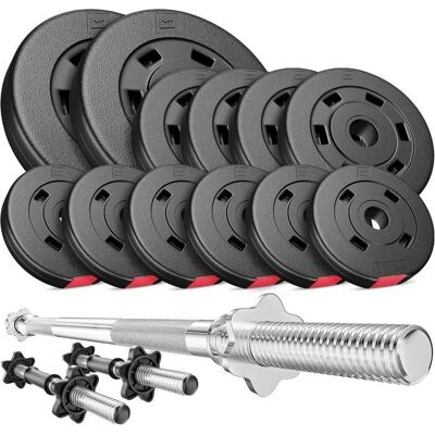 Ensemble de Poids Premium 38kg - Équipement de Gym à Domicile - Publicité Ensemble de Poids Premium 38kg - Équipement de Gym à Domicile - Publicité