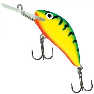Salmo Hornet Floating 4cm 3G Grün Tiger - Angelköder Salmo Hornet Floating 4cm 3G Grün Tiger - Angelköder