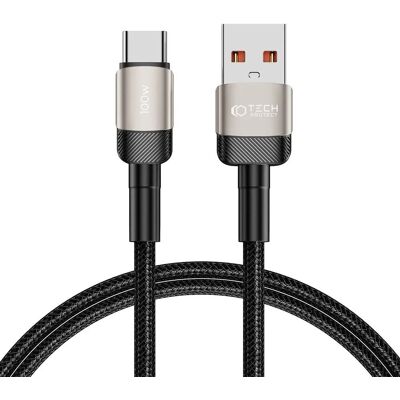 Tech-Protect Ultraboost Evo USB-C Kabel - 1m - Titanium Tech-Protect Ultraboost Evo USB-C Kabel - 1m - Titanium