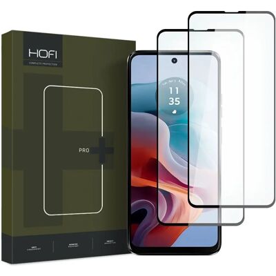 Hofi Glass Pro+ 2-Pack for Motorola Moto G34 - Ridse- og støtsikker Hofi Glass Pro+ 2-Pack for Motorola Moto G34 - Ridse- og støtsikker
