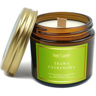 YOUR CANDLE - TRAWA CYTRYNOWA - 120 ml YOUR CANDLE - TRAWA CYTRYNOWA - 120 ml