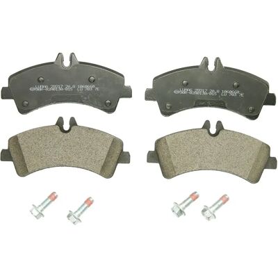 Kit de Plaquettes de Frein Breck - Arrière, Noir, Homologué ECE Kit de Plaquettes de Frein Breck - Arrière, Noir, Homologué ECE