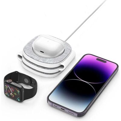 Tech-Protect Modell QI15W-A32 3-in-1 MagSafe Kabellose Ladestation Tech-Protect Modell QI15W-A32 3-in-1 MagSafe Kabellose Ladestation