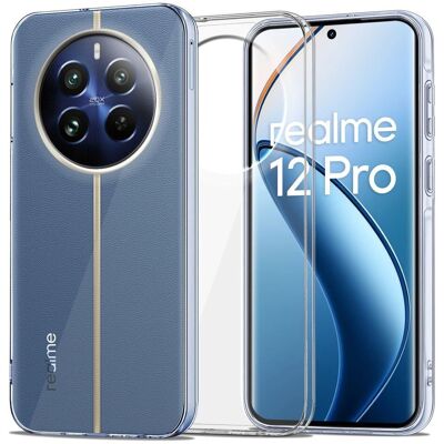 Gennemsigtig fleksibel telefoncover til Realme 12 Pro (5G) / 12 Pro+ (5G) - Smartphone Tilbehør Gennemsigtig fleksibel telefoncover til Realme 12 Pro (5G) / 12 Pro+ (5G) - Smartphone Tilbehør