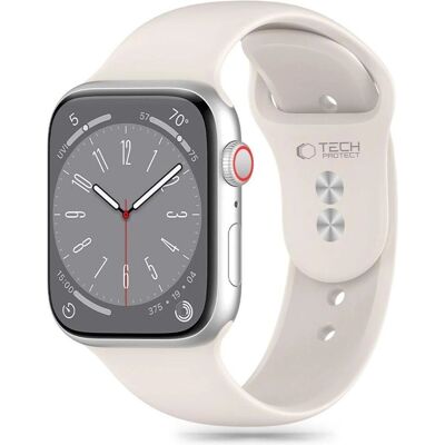 Apple Watch Starlight Silikone Armband - 38/40/41mm - Elegant Apple Watch Starlight Silikone Armband - 38/40/41mm - Elegant
