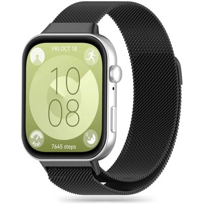 Tech-Protect Huawei Watch Fit 3 Schwarzes Milanese-Armband Tech-Protect Huawei Watch Fit 3 Schwarzes Milanese-Armband