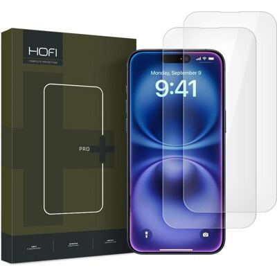 Hofi Glass Pro+ 2er Pack - Displayschutz für iPhone 16 Hofi Glass Pro+ 2er Pack - Displayschutz für iPhone 16