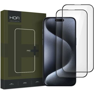 Hofi Glass Pro+ 2er Set - Displayschutz für iPhone 16 Pro - Case Friendly Hofi Glass Pro+ 2er Set - Displayschutz für iPhone 16 Pro - Case Friendly