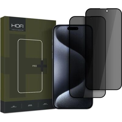 Protecteur d'Écran Privé Hofi pour iPhone 16 Pro - Pack de 2 - Publicité Protecteur d'Écran Privé Hofi pour iPhone 16 Pro - Pack de 2 - Publicité