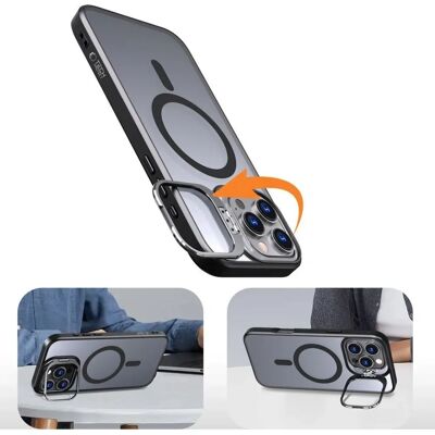 Tech-Protect iPhone 16 Pro MagSafe Hülle mit Ständer - Transparent Tech-Protect iPhone 16 Pro MagSafe Hülle mit Ständer - Transparent
