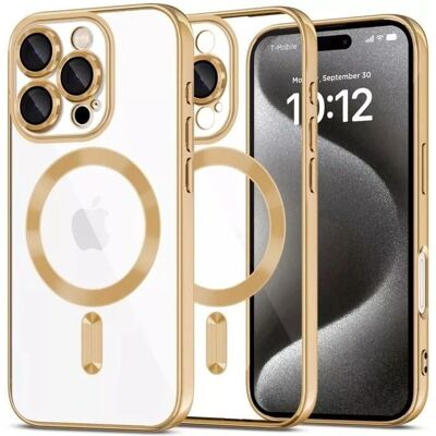 Guld MagSafe-cover til iPhone 16 Pro Max - Let og Holdbar Guld MagSafe-cover til iPhone 16 Pro Max - Let og Holdbar