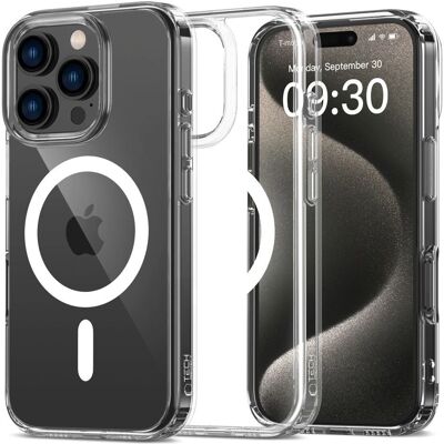Tech-Protect Klar Hybrid MagSafe Cover til iPhone 16 Pro Tech-Protect Klar Hybrid MagSafe Cover til iPhone 16 Pro
