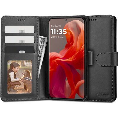 Motorola G85 (5G) Tech-Protect Wallet Flip Cover - Svart Motorola G85 (5G) Tech-Protect Wallet Flip Cover - Svart