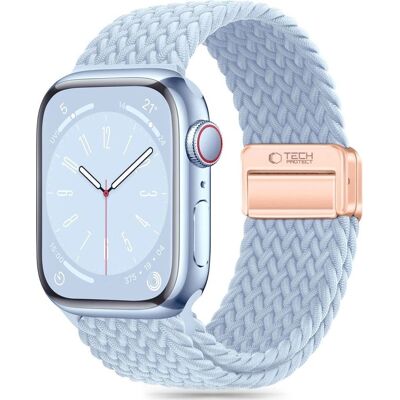 Tech-Protect Baby Blue Nylonmag Apple Watch Rem - Smartwatch Tilbehør Tech-Protect Baby Blue Nylonmag Apple Watch Rem - Smartwatch Tilbehør